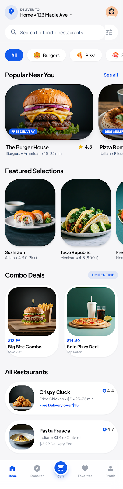 Doorstep App Interface